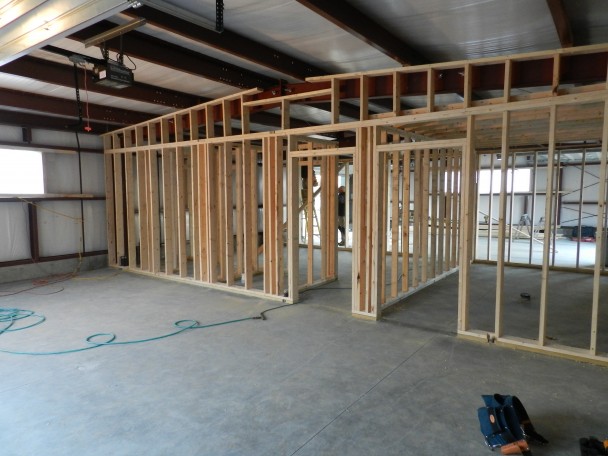 Steel Building Interior Walls Complete Thanks Norm And